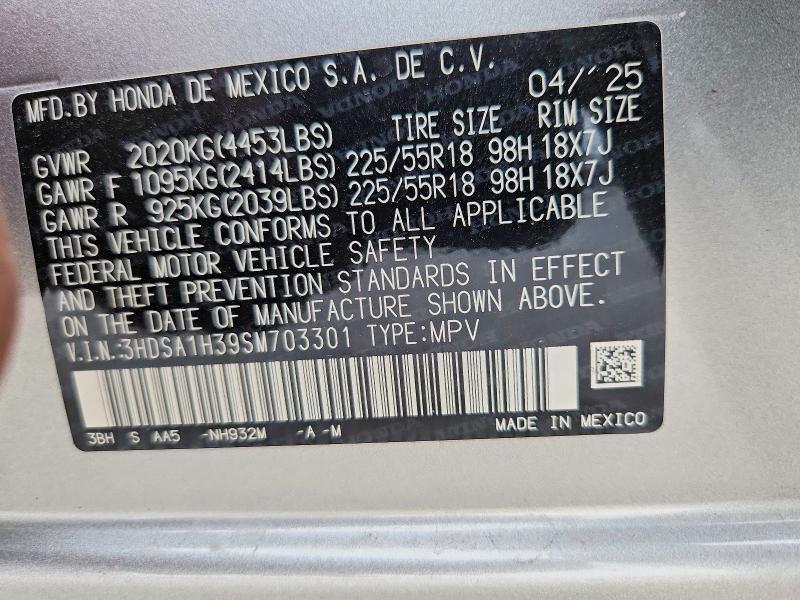 Продажа на аукционе авто 2025 Acura Adx, vin: 3HDSA1H39SM703301, номер лота: 76291135