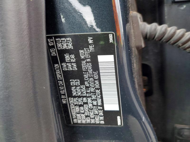 Продажа на аукционе авто 2012 Volv Xc60, vin: YV4902DZ3D2413632, номер лота: 78309475