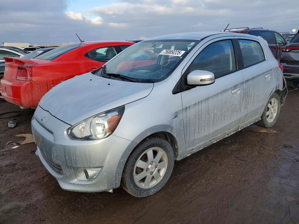 2015 Mitsubishi Mirage მანქანა იყიდება აუქციონზე, vin: ML32A4HJ3FH049636, აუქციონის ნომერი: 75089225