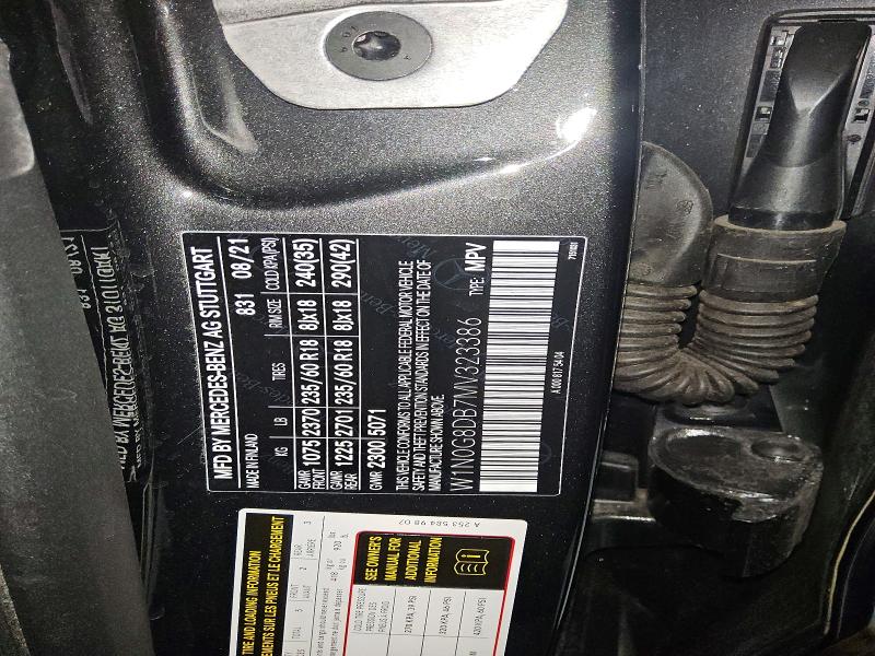 Продажа на аукционе авто 2021 Mercedes-benz Glc, vin: W1N0G8DB7MV323386, номер лота: 78691495
