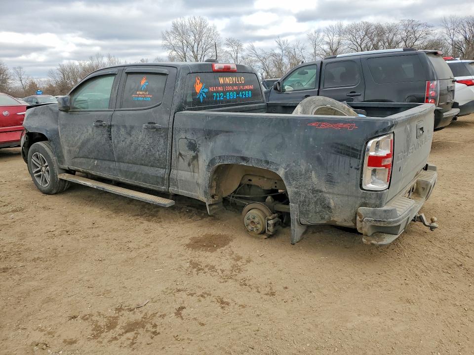 76438635 :رقم المزاد ، 1GCGTBEN6M1208549 vin ، 2021 Chevrolet Colorado مزاد بيع