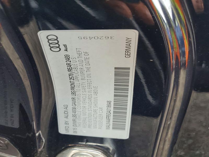 75515215 :رقم المزاد ، WAUV4AFR5GA018646 vin ، 2016 Audi S5 مزاد بيع