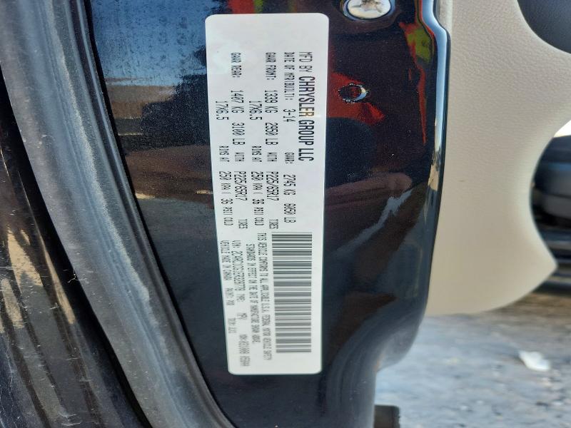 Продажа на аукционе авто 2014 Chrysler Town & Country, vin: 2C4RC1CG1ER328778, номер лота: 78904315