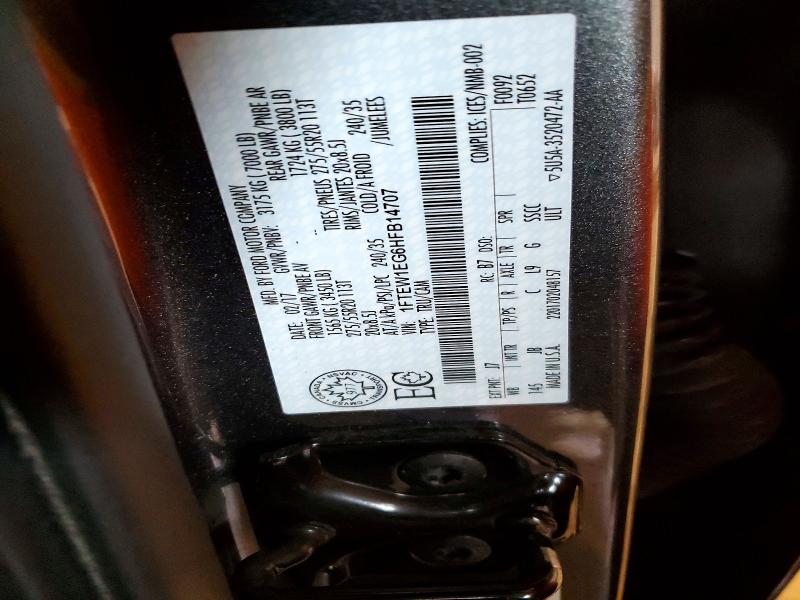 Aukcja sprzedaży 2017 Ford F150, vin: 1FTEW1EG6HFB14707, numer aukcji: 77091845