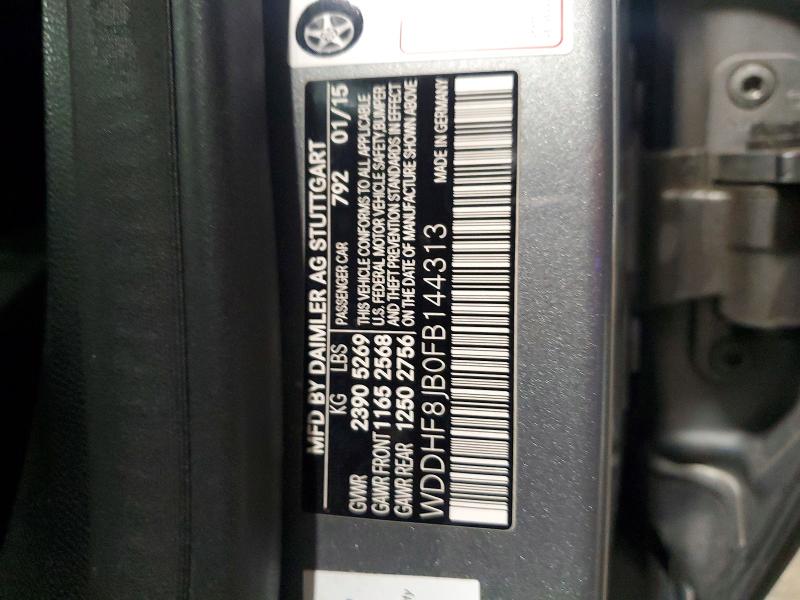 76711805 :رقم المزاد ، WDDHF8JB0FB144313 vin ، 2015 Mercedes-benz E مزاد بيع
