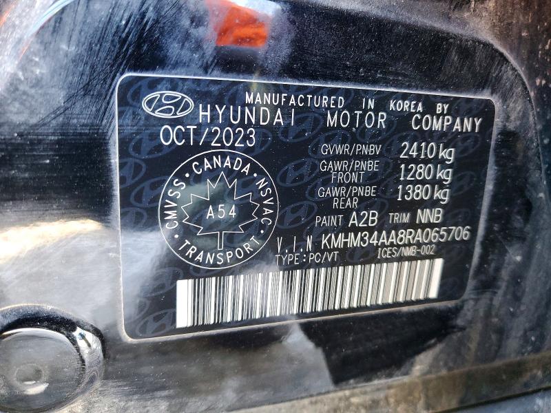 Продаж на аукціоні авто 2024 Hyundai Ioniq 6, vin: KMHM34AA8RA065706, номер лоту: 78412955