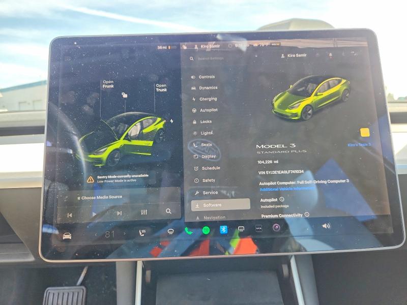Продажа на аукционе авто 2020 Tesla Model 3, vin: 5YJ3E1EA0LF741034, номер лота: 77811165