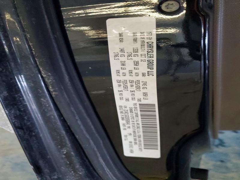 2013 Chrysler Town & Country მანქანა იყიდება აუქციონზე, vin: 2C4RC1GG5DR589646, აუქციონის ნომერი: 75782245