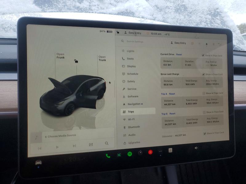 Продажа на аукционе авто 2022 Tesla Model Y, vin: 7SAYGDEE1NF510766, номер лота: 75909345
