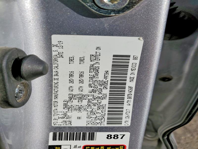 Aukcja sprzedaży 2020 Toyota Tacoma, vin: 3TMCZ5AN2LM319931, numer aukcji: 74537915