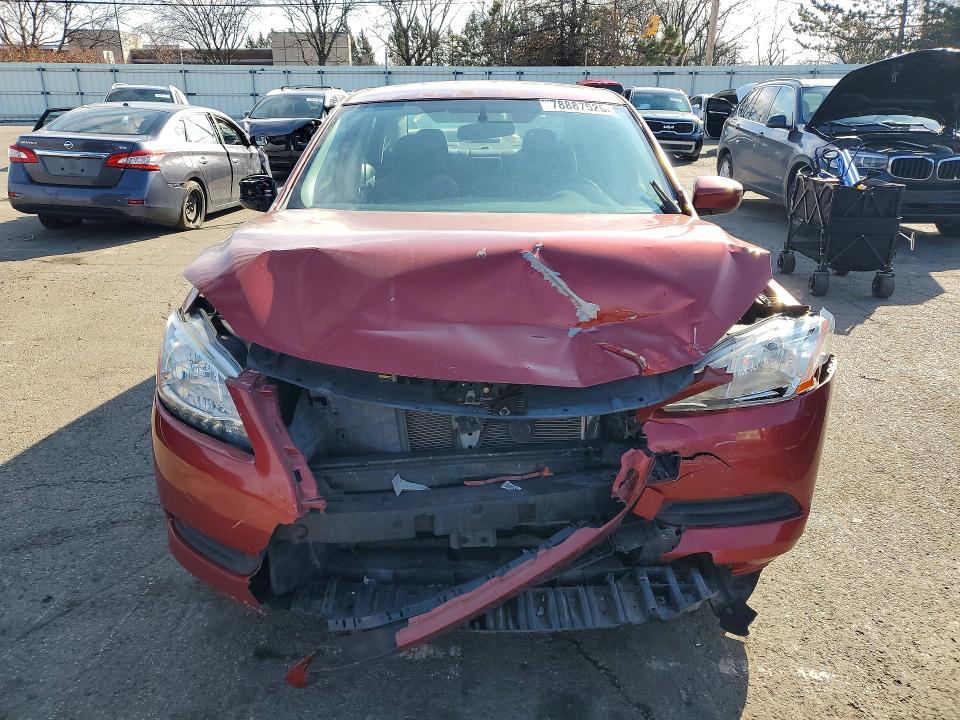 2015 Nissan Sentra მანქანა იყიდება აუქციონზე, vin: 3N1AB7AP8FY313527, აუქციონის ნომერი: 78887525
