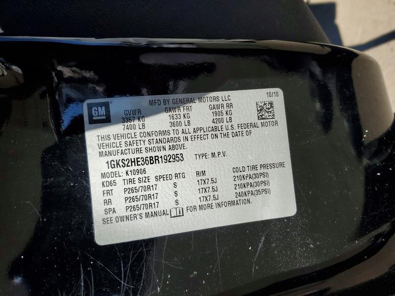 Aukcja sprzedaży 2011 Gmc Yukon Xl, vin: 1GKS2HE36BR192953, numer aukcji: 76170445