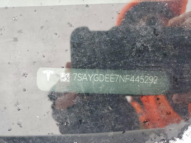 Aukcja sprzedaży 2022 Tesla Model Y, vin: 7SAYGDEE7NF445292, numer aukcji: 77010025