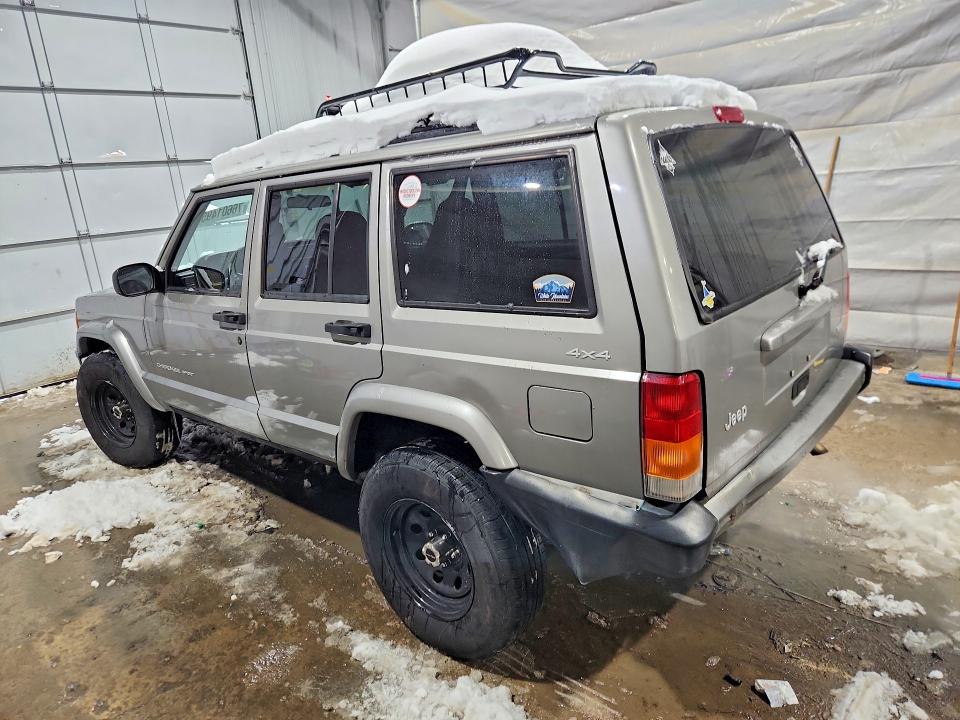 76601495 :رقم المزاد ، 1J4FF48S11L559573 vin ، 2001 Jeep Cherokee مزاد بيع