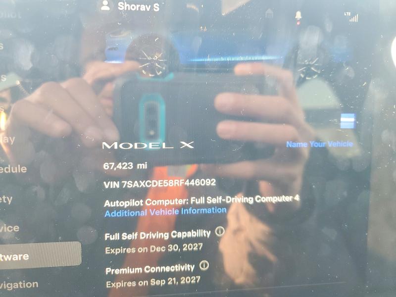 Продажа на аукционе авто 2024 Tesla Model X, vin: 7SAXCDE58RF446092, номер лота: 75934905