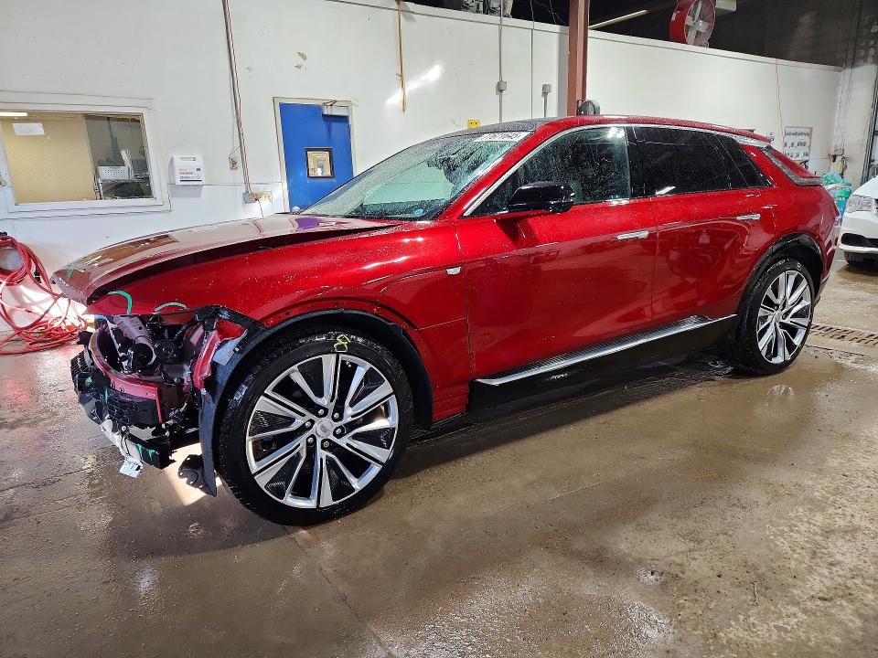 2024 Cadillac Lyriq მანქანა იყიდება აუქციონზე, vin: 1GYKPSRL2RZ136114, აუქციონის ნომერი: 77671645
