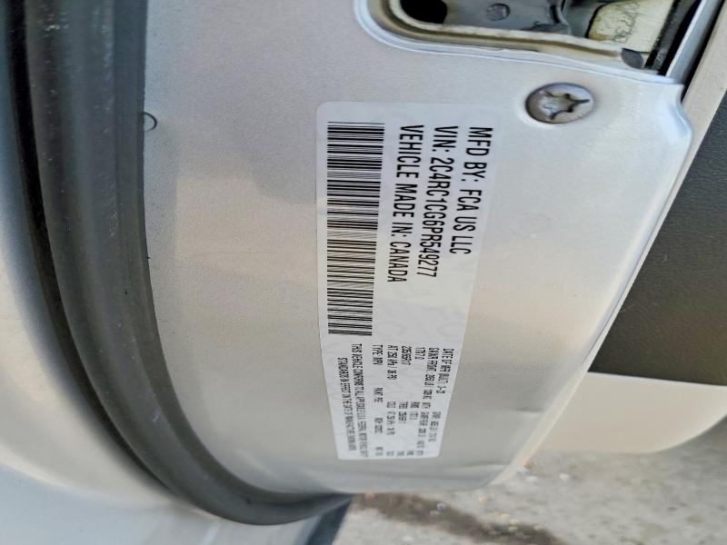 75381895 :رقم المزاد ، 2C4RC1CG6PR549277 vin ، 2023 Chrysler Voyager مزاد بيع