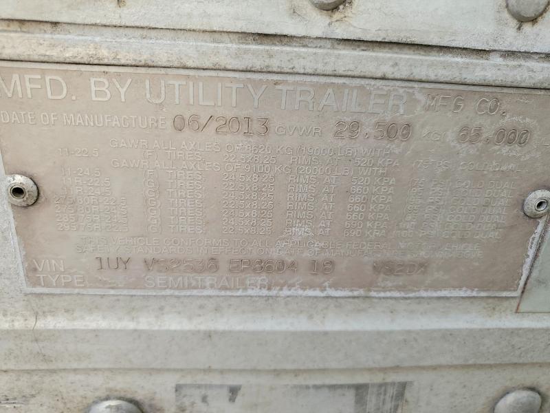 74433215 :رقم المزاد ، 1UYVS2536EP860418 vin ، 2014 Utility Dry Freight Trailer مزاد بيع