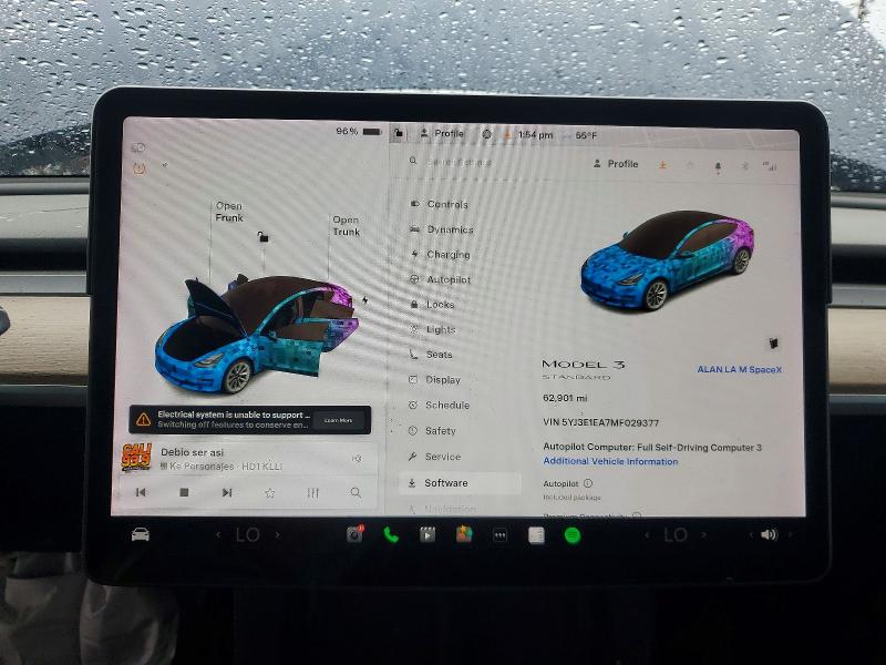 Aukcja sprzedaży 2021 Tesla Model 3, vin: 5YJ3E1EA7MF029377, numer aukcji: 76131615