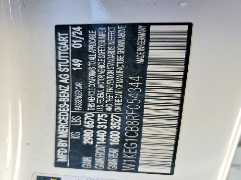 Продаж на аукціоні авто 2024 Mercedes-benz Eqe Sedan, vin: W1KEG1CB8RF054344, номер лоту: 78318645