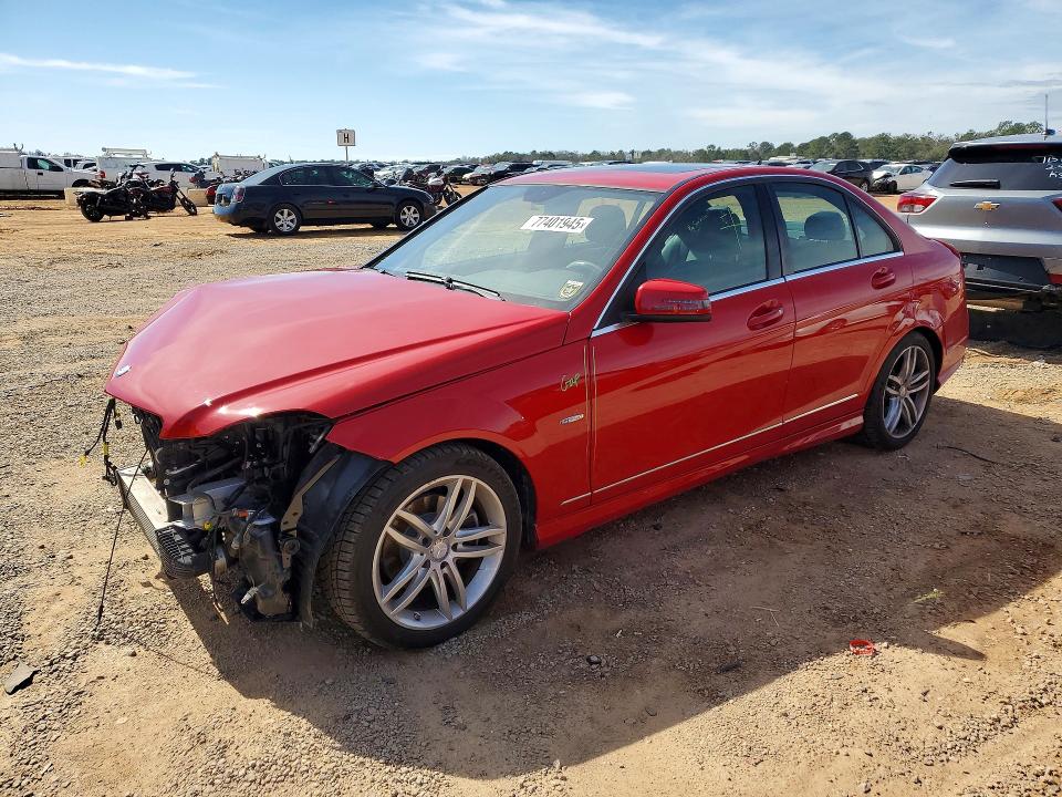Aukcja sprzedaży 2012 Mercedes-benz C, vin: WDDGF4HB5CA728993, numer aukcji: 77401945