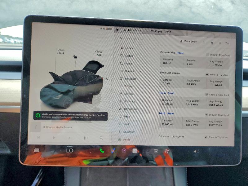 Aukcja sprzedaży 2022 Tesla Model Y, vin: 7SAYGDEE7NF494413, numer aukcji: 78727875