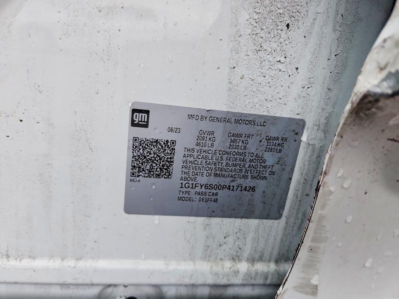 Продаж на аукціоні авто 2023 Chevrolet Bolt Euv, vin: 1G1FY6S00P4171426, номер лоту: 75738355