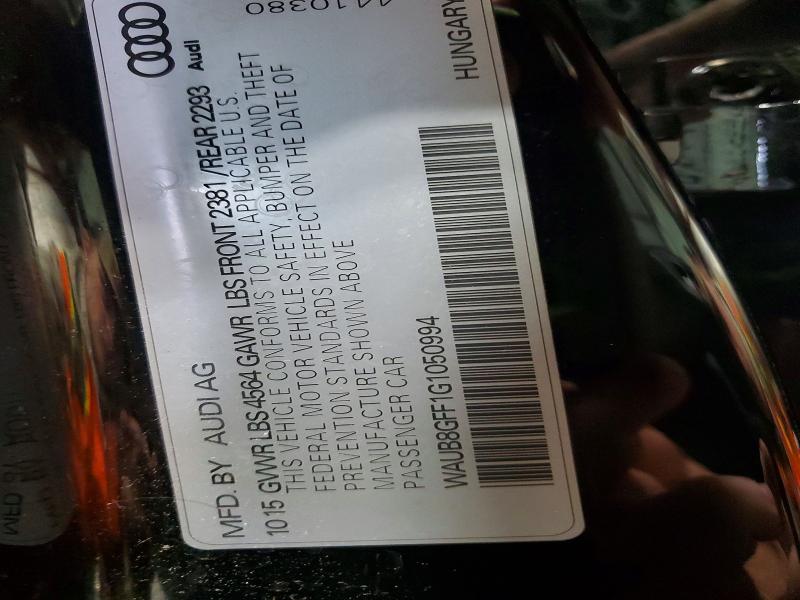 Продаж на аукціоні авто 2016 Audi A3, vin: WAUB8GFF1G1050994, номер лоту: 77149675