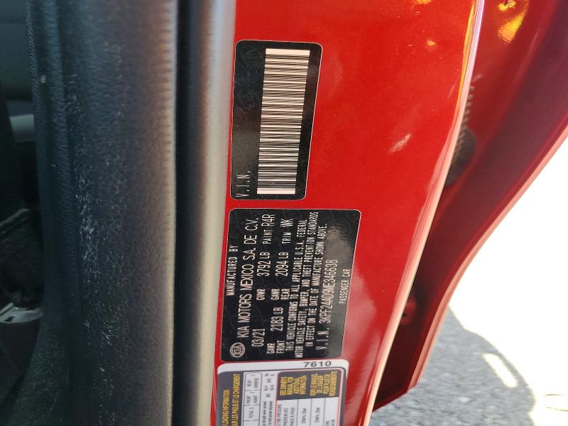 Aukcja sprzedaży 2021 Kia Forte, vin: 3KPF24AD9ME346638, numer aukcji: 79298905