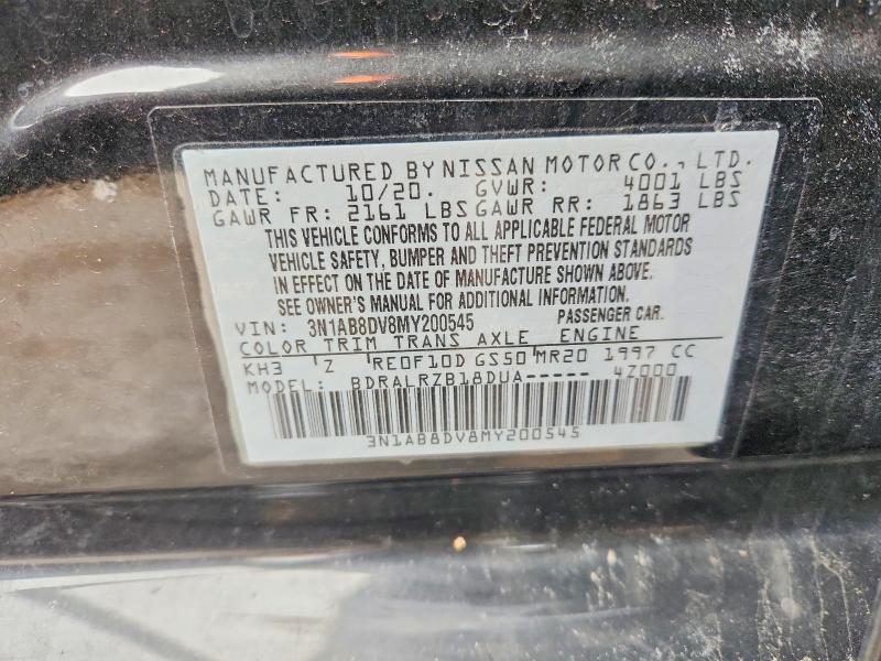 Aukcja sprzedaży 2021 Nissan Sentra, vin: 3N1AB8DV8MY200545, numer aukcji: 78636795