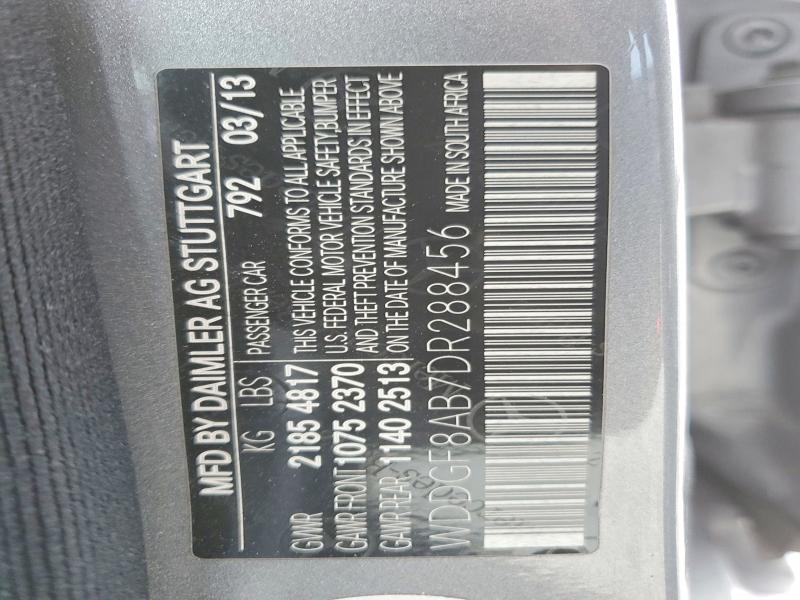Продаж на аукціоні авто 2013 Mercedes-benz C, vin: WDDGF8AB7DR288456, номер лоту: 75674775