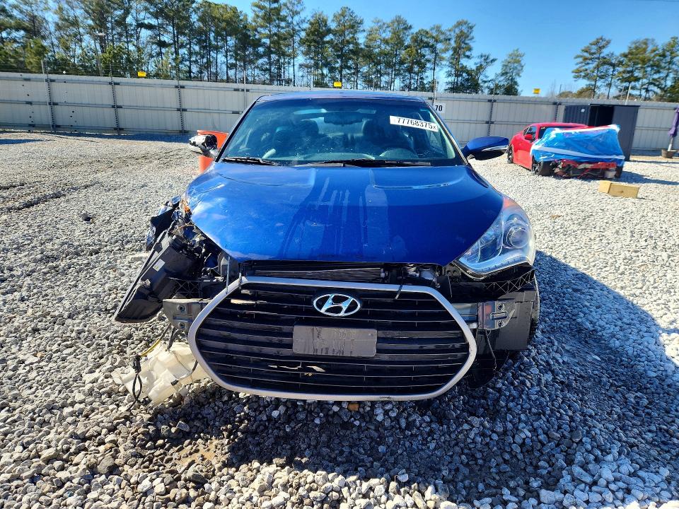 2016 Hyundai Veloster მანქანა იყიდება აუქციონზე, vin: KMHTC6AEXGU272233, აუქციონის ნომერი: 77768375