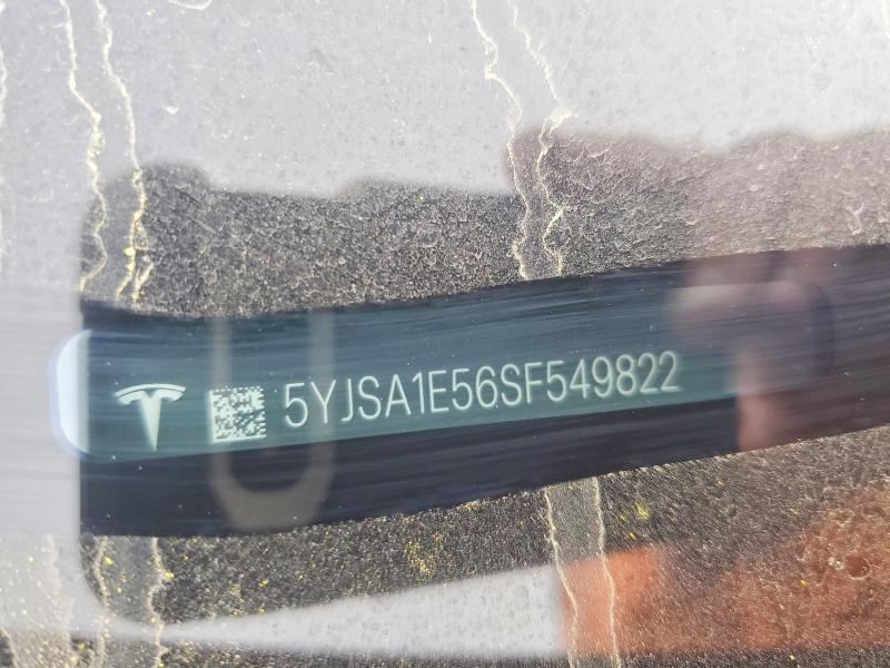 Продажа на аукционе авто 2025 Tesla Model S, vin: 5YJSA1E56SF549822, номер лота: 76798535