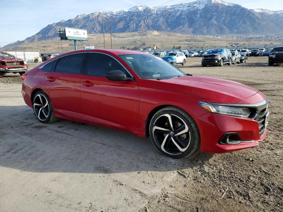 78457725 :رقم المزاد ، 1HGCV1F37MA017207 vin ، 2021 Honda Accord مزاد بيع