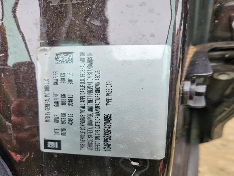 2015 Buick Verano მანქანა იყიდება აუქციონზე, vin: 1G4PP5SK9F4204959, აუქციონის ნომერი: 77831705