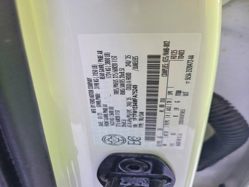 74041695 :رقم المزاد ، 1FTFW1E84MFA75249 vin ، 2021 Ford F150 مزاد بيع