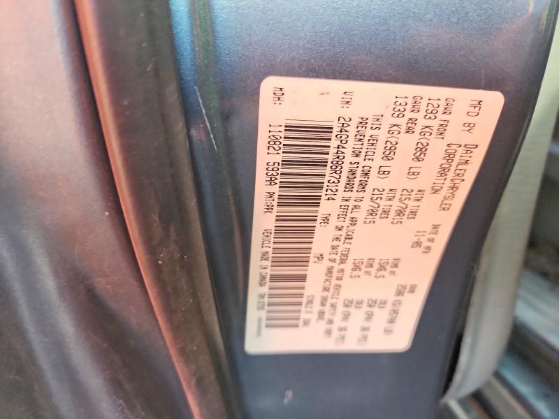 78420355 :رقم المزاد ، 2A4GP44R86R731214 vin ، 2006 Chrysler Town & Country مزاد بيع