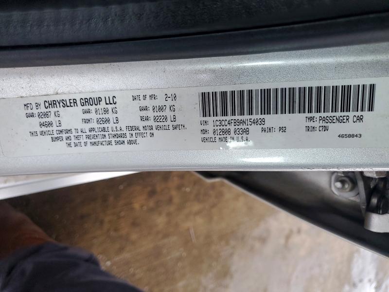 Aukcja sprzedaży 2010 Chrysler Sebring, vin: 1C3CC4FB9AN154039, numer aukcji: 79070095