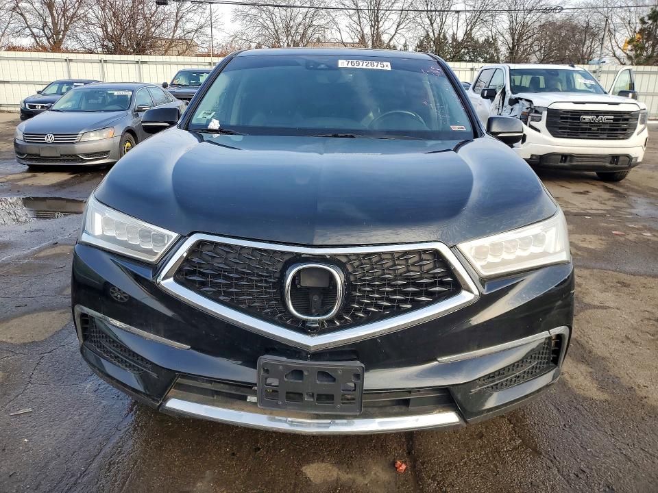 76972875 :رقم المزاد ، 5FRYD4H55HB001333 vin ، 2017 Acura Mdx مزاد بيع