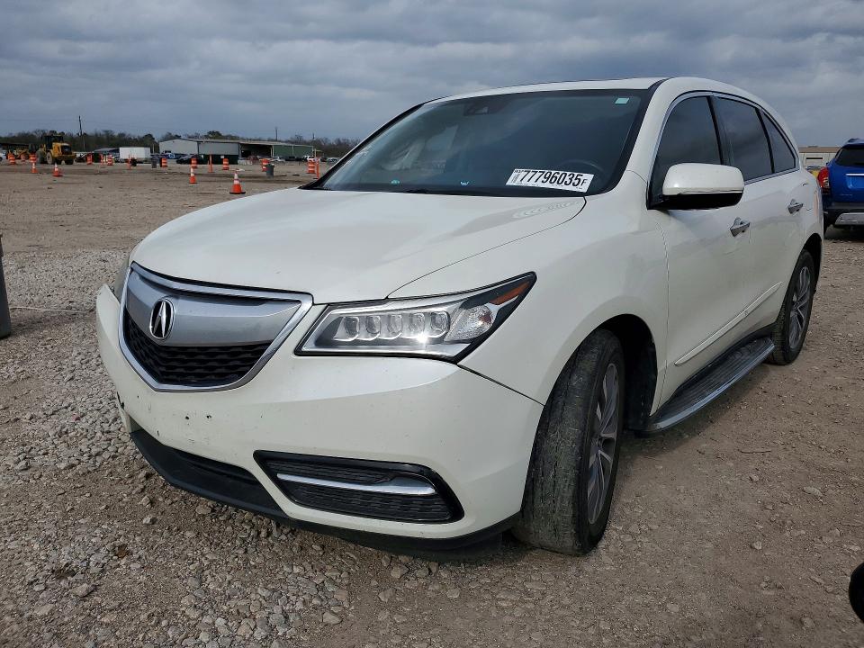 77796035 :رقم المزاد ، 5FRYD3H42GB020504 vin ، 2016 Acura Mdx مزاد بيع