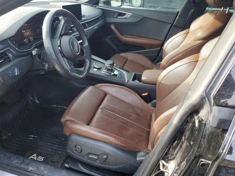 2018 Audi A5 მანქანა იყიდება აუქციონზე, vin: WAUCNCF58JA100892, აუქციონის ნომერი: 76325755