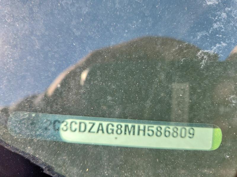 77843415 :رقم المزاد ، 2C3CDZAG8MH586809 vin ، 2021 Dodge Challenger مزاد بيع