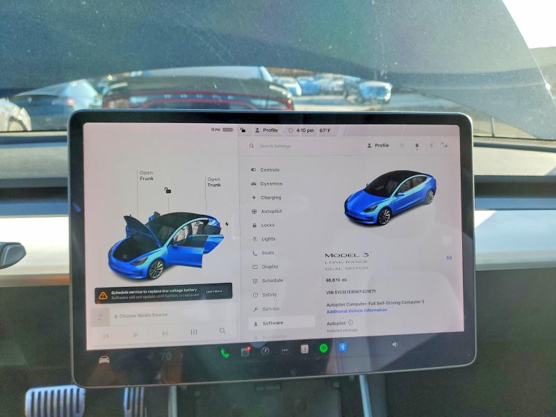 Продажа на аукционе авто 2019 Tesla Model 3, vin: 5YJ3E1EB9KF421671, номер лота: 78522595