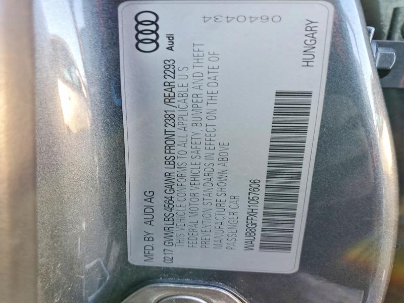 Продаж на аукціоні авто 2017 Audi A3, vin: WAUB8GFFXH1057606, номер лоту: 78627785