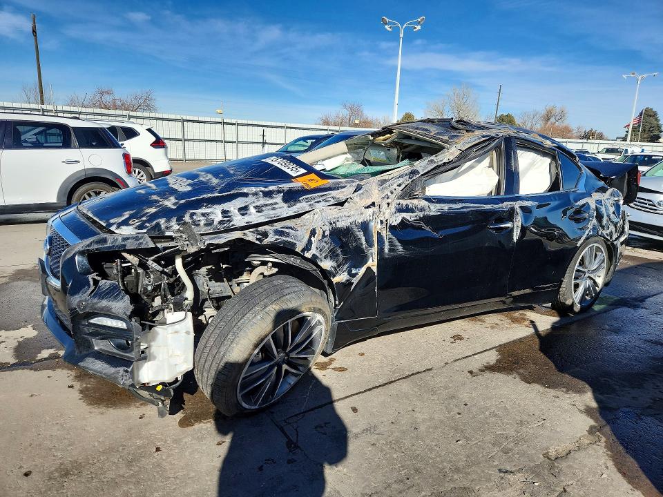 75709035 :رقم المزاد ، JN1EV7AR5HM835144 vin ، 2017 Infiniti Q50 Premiu مزاد بيع