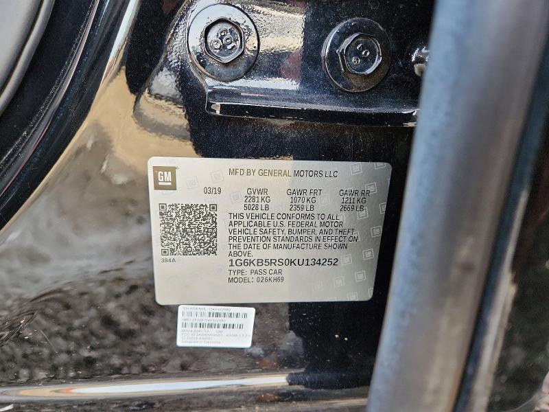 Продажа на аукционе авто 2019 Cadillac Ct6, vin: 1G6KB5RS0KU134252, номер лота: 79137225