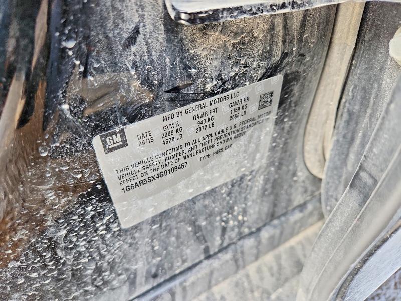 2016 Cadillac Cts მანქანა იყიდება აუქციონზე, vin: 1G6AR5SX4G0108457, აუქციონის ნომერი: 77753675