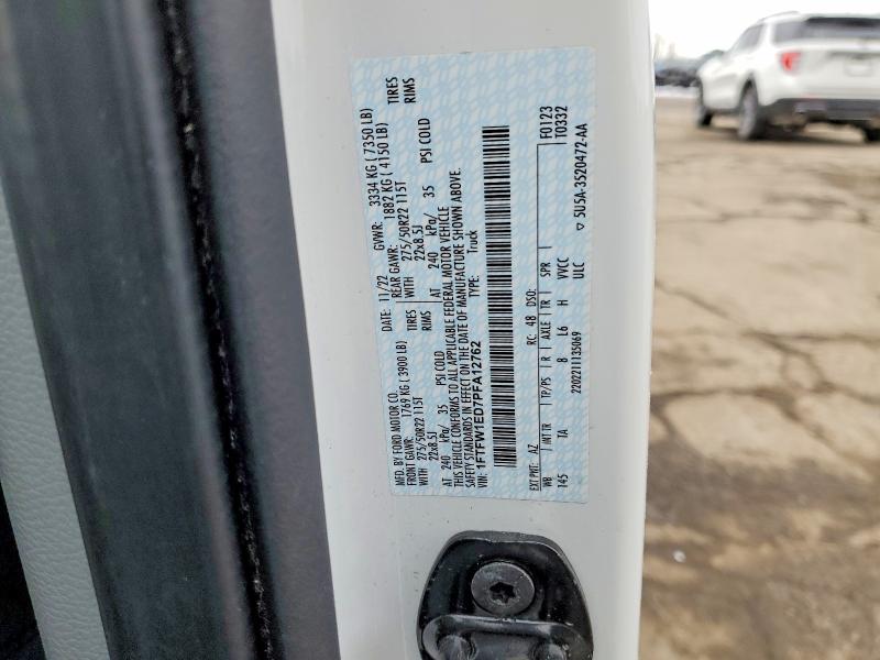 Продаж на аукціоні авто 2023 Ford F150, vin: 1FTFW1ED7PFA12762, номер лоту: 76794805