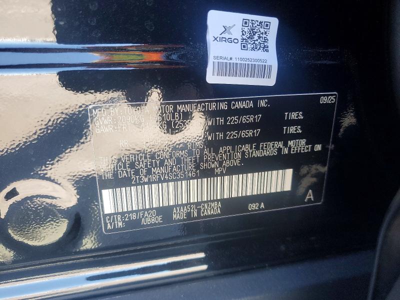 78487995 :رقم المزاد ، 2T3W1RFV4SC351461 vin ، 2025 Toyota Rav4 مزاد بيع