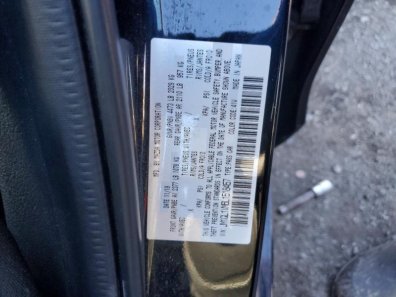 Aukcja sprzedaży 2020 Mazda 6, vin: JM1GL1VM6L1518457, numer aukcji: 77096245